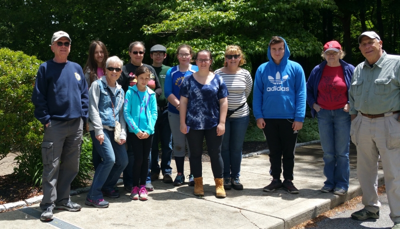 Nature walk group