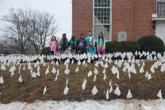 Girl Scouts Covid Memorial full group